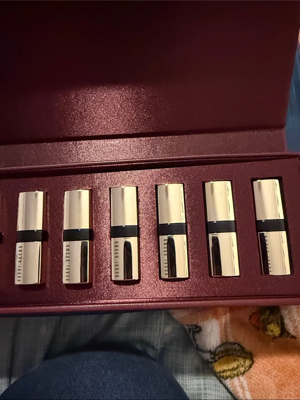 Bobbi Brown Mini Lip Set - Metallic Silver & Deep Burgundy